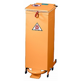 Defender Clinical Waste Bins with Hands Free Lid - Office Accessories