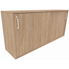 Systm Desk High Sliding Door Cupboards - Office Storage