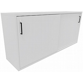 Systm Desk High Sliding Door Cupboards - Office Storage
