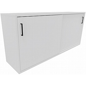 Systm Desk High Sliding Door Cupboards - Office Storage
