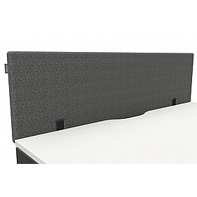 Systm Rectangular Back to Back Bench Desk Acoustic Partition Screens - Office Accessories