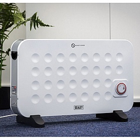 Calidum 2000W Convector Heater with Turbo Fan and Timer - Office Accessories