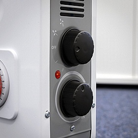 Calidum 2000W Convector Heater with Turbo Fan and Timer - Office Accessories