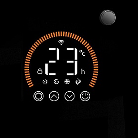 Baridi Electric Glass Panel Smart Heaters - Office Accessories