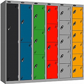 Stellar Probe Antibacterial Lockers with Hasp and Staple Lock