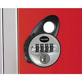 Stellar Probe Antibacterial Lockers with Manual Combination Lock - Office Storage