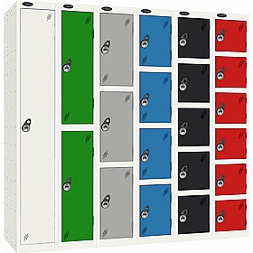 Stellar Probe Antibacterial Lockers with Manual Combination Lock