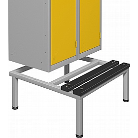 Stellar Probe Locker Stands with Bench - Office Storage