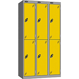 Stellar Probe Equinox Antibacterial Lockers with Hasp and Staple - Office Storage