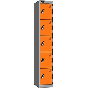 Stellar Probe Equinox Antibacterial Lockers with Coin Return Lock - Office Storage