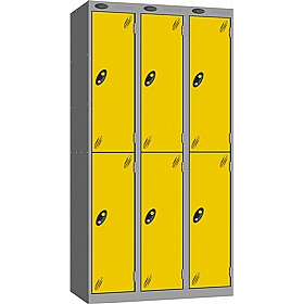 Stellar Probe Equinox Antibacterial Lockers with Coin Return Lock - Office Storage