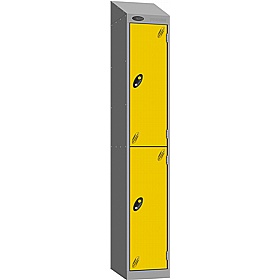 Stellar Probe Equinox Antibacterial Sloping Top Lockers With Coin Return Lock - Office Storage