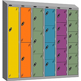 Stellar Probe Equinox Antibacterial Sloping Top Lockers With Coin Return Lock