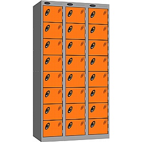 Stellar Probe Equinox Antibacterial 8 Compartment Lockers with Cam Lock - Office Storage