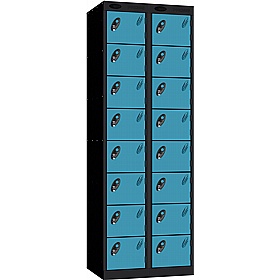 Stellar Probe Equinox Antibacterial 8 Compartment Lockers with Hasp and Staple Lock - Office Storage