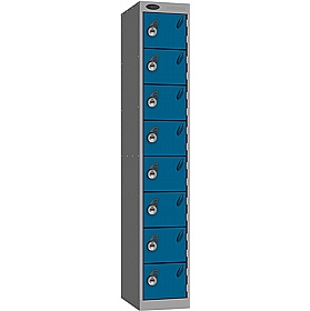 Stellar Probe Antibacterial 8 Compartment Lockers with Manual Combination Lock - Office Storage