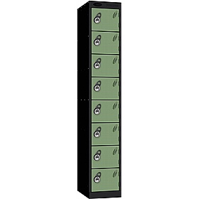 Stellar Probe Equinox Antibacterial 8 Compartment Lockers with Manual Combination Lock - Office Storage