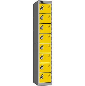 Stellar Probe Equinox Antibacterial 8 Compartment Lockers with Manual Combination Lock - Office Storage