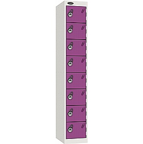 Stellar Probe Equinox Antibacterial 8 Compartment Lockers with Manual Combination Lock