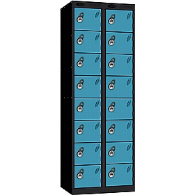 Stellar Probe Equinox Antibacterial 8 Compartment Lockers with Manual Combination Lock - Office Storage