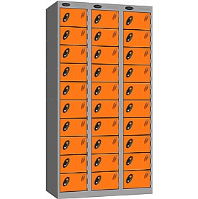 Stellar Probe Equinox Antibacterial 10 Compartment Lockers with Cam Lock - Office Storage