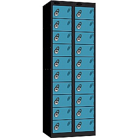 Stellar Probe Equinox Antibacterial 10 Compartment Lockers with Manual Combination Lock - Office Storage