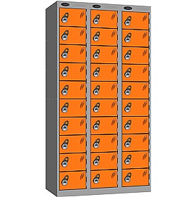 Stellar Probe Equinox Antibacterial 10 Compartment Lockers with Manual Combination Lock - Office Storage