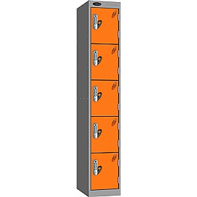 Stellar Probe Equinox Antibacterial Lockers with Digital Combination Lock - Office Storage