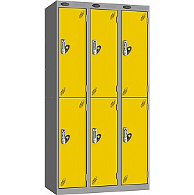 Stellar Probe Equinox Antibacterial Lockers with Digital Combination Lock - Office Storage