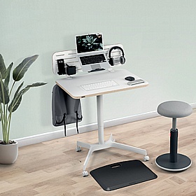 Leitz Ergo Compact Mobile Sit Stand Desk