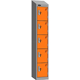 Stellar Probe Equinox Antibacterial Sloping Top Lockers With Digital Combination Lock - Office Storage