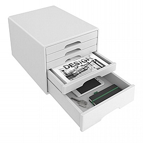 Leitz Plus 5 Drawer Desktop Cabinet - Office Storage