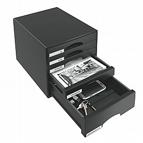 Leitz Plus 5 Drawer Desktop Cabinet - Office Storage
