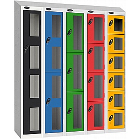 Stellar Probe Antibacterial Sloping Top Anti-Theft Vision Lockers with Cam Lock