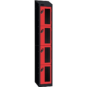 Stellar Probe Antibacterial Sloping Top Anti-Theft Vision Lockers with Cam Lock - Office Storage