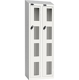 Stellar Probe Antibacterial Sloping Top Anti-Theft Vision Lockers with Cam Lock - Office Storage