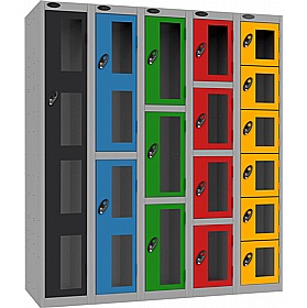 Stellar Probe Antibacterial Anti-Theft Vision Lockers with Hasp and Staple Lock