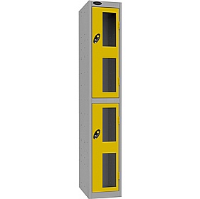 Stellar Probe Equinox Antibacterial Anti-Theft Vision Lockers with Hasp and Staple Lock - Office Storage