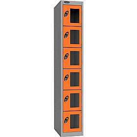 Stellar Probe Equinox Antibacterial Anti-Theft Vision Lockers with Hasp and Staple Lock - Office Storage
