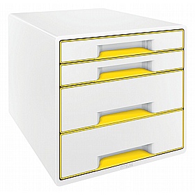 Leitz Colour 4 Drawer Desktop Cabinet - Office Storage