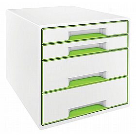 Leitz Colour 4 Drawer Desktop Cabinet - Office Storage