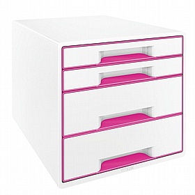 Leitz Colour 4 Drawer Desktop Cabinet - Office Storage