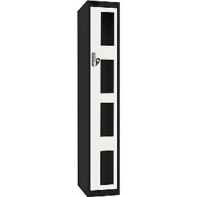 Stellar Probe Antibacterial Anti-Theft Vision Lockers with Digital Combination Lock - Office Storage