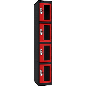 Stellar Probe Antibacterial Anti-Theft Vision Lockers with Digital Combination Lock - Office Storage