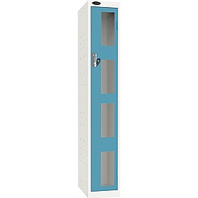 Stellar Probe Equinox Antibacterial Anti-Theft Vision Lockers with Digital Combination Lock - Office Storage