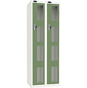 Stellar Probe Equinox Antibacterial Anti-Theft Vision Lockers with Digital Combination Lock - Office Storage