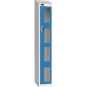 Stellar Probe Antibacterial Sloping Top Anti-Theft Vision Lockers with Digital Combination Lock - Office Storage