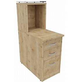 Enquire Modular Reception Desk High Pedestal - Reception Area