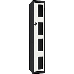 Stellar Probe Antibacterial Anti-Theft Vision Lockers with Manual Combination Lock - Office Storage