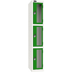 Stellar Probe Antibacterial Anti-Theft Vision Lockers with Manual Combination Lock - Office Storage